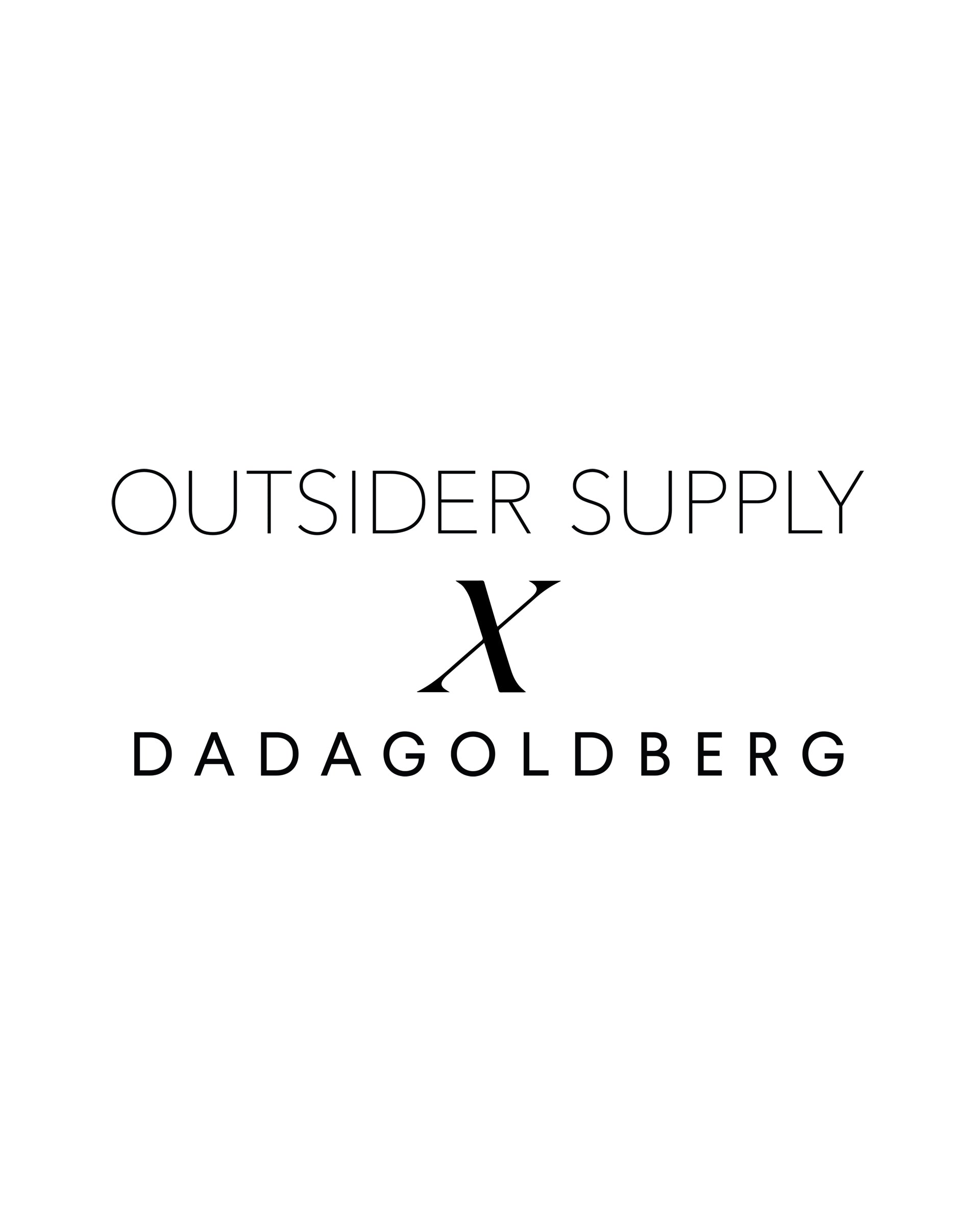 Outsider Supply’s Newest Collab With DADA Goldberg Is Designed For The Inner Artist In Us All